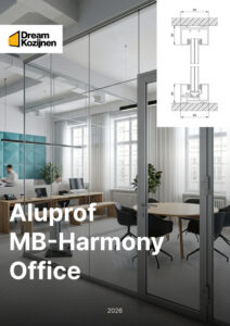 Aluprof MB-Harmony Office glazen binnenwand kantoor aluminium profielen catalogus 2026